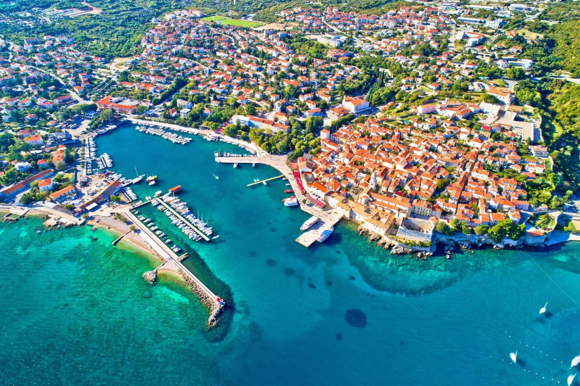 Seaview Apartment Tina Krk Island - Happy Rentals Krk Town Exterior foto