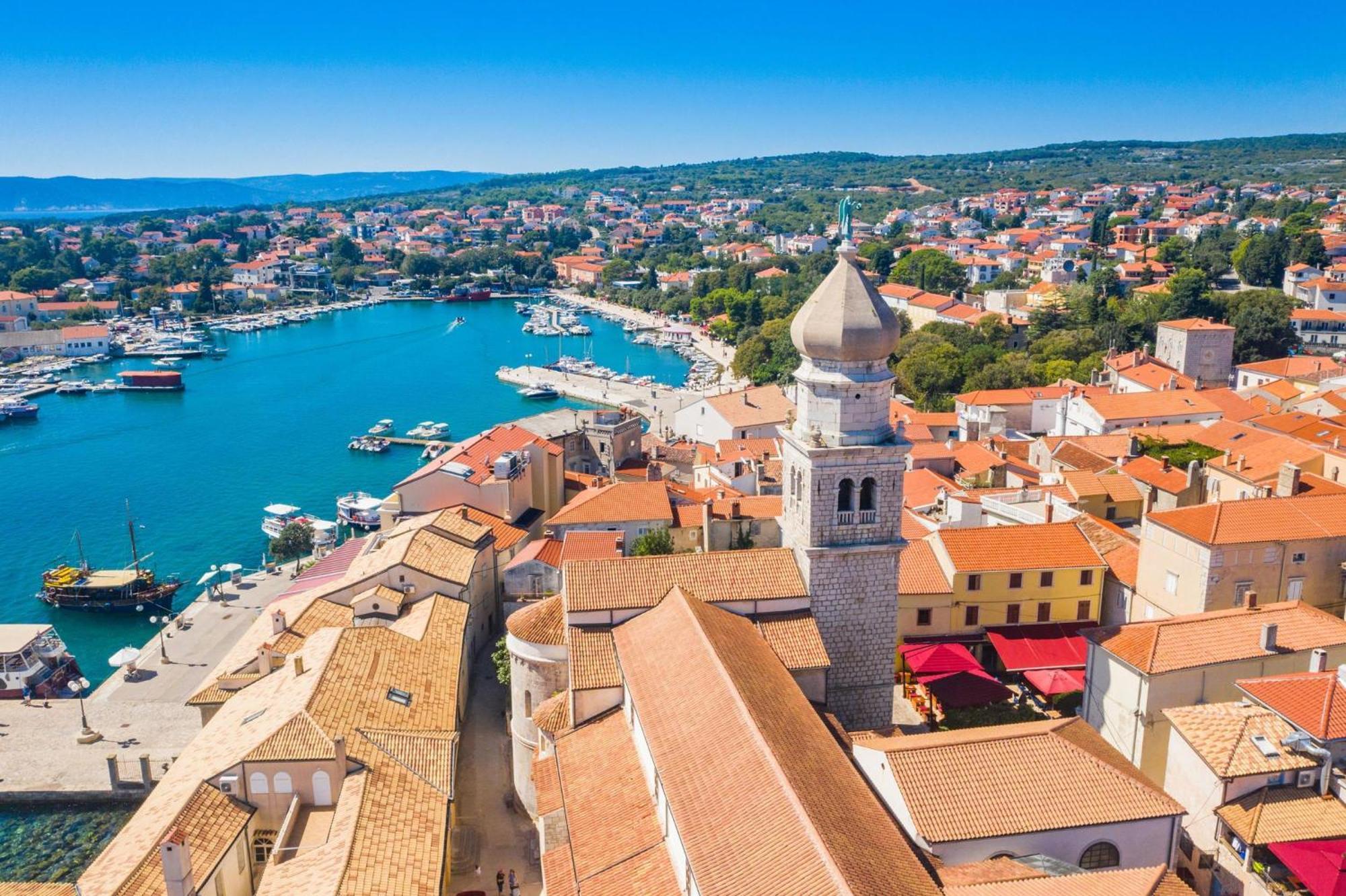 Seaview Apartment Tina Krk Island - Happy Rentals Krk Town Exterior foto