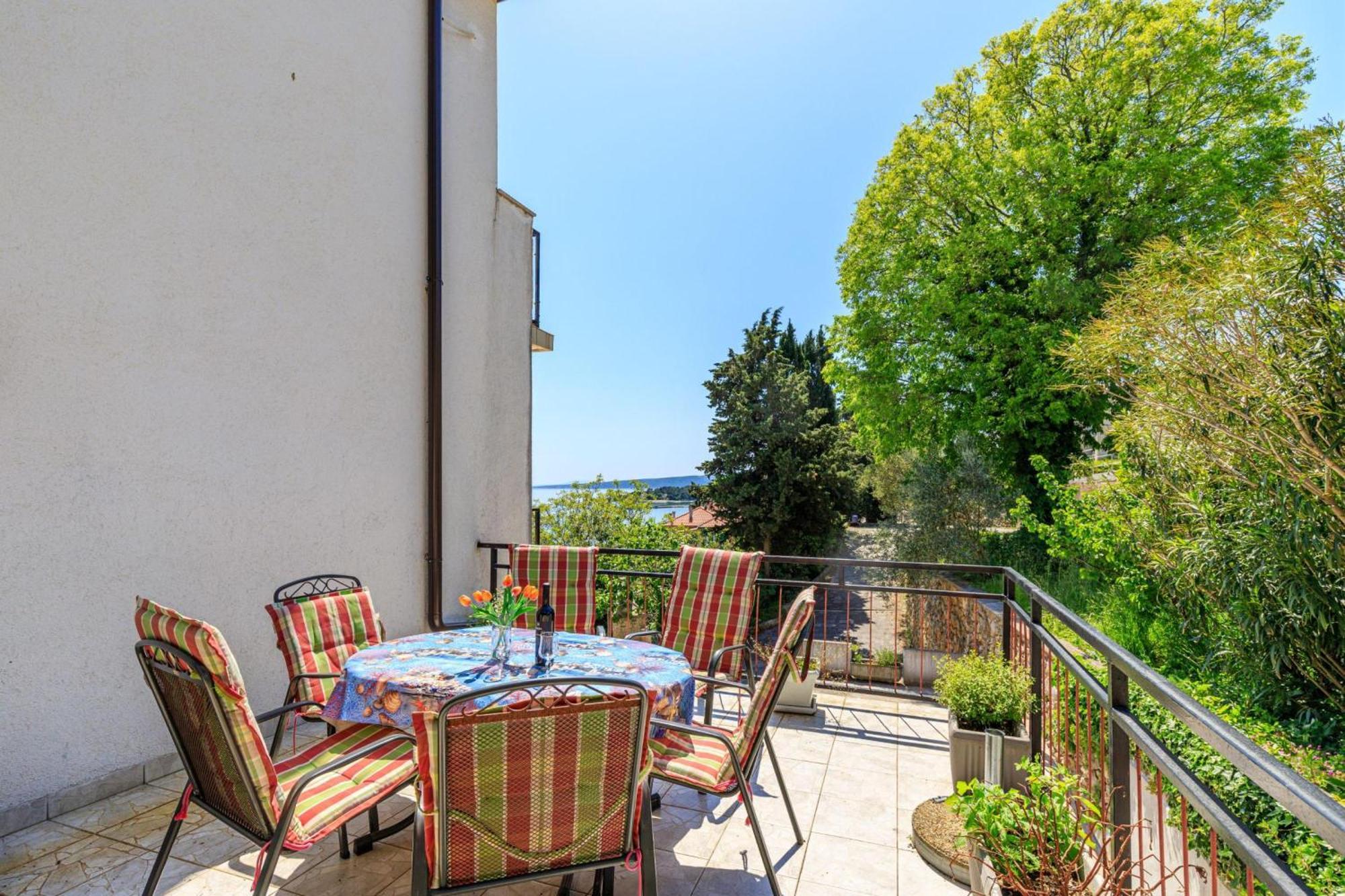 Seaview Apartment Tina Krk Island - Happy Rentals Krk Town Exterior foto